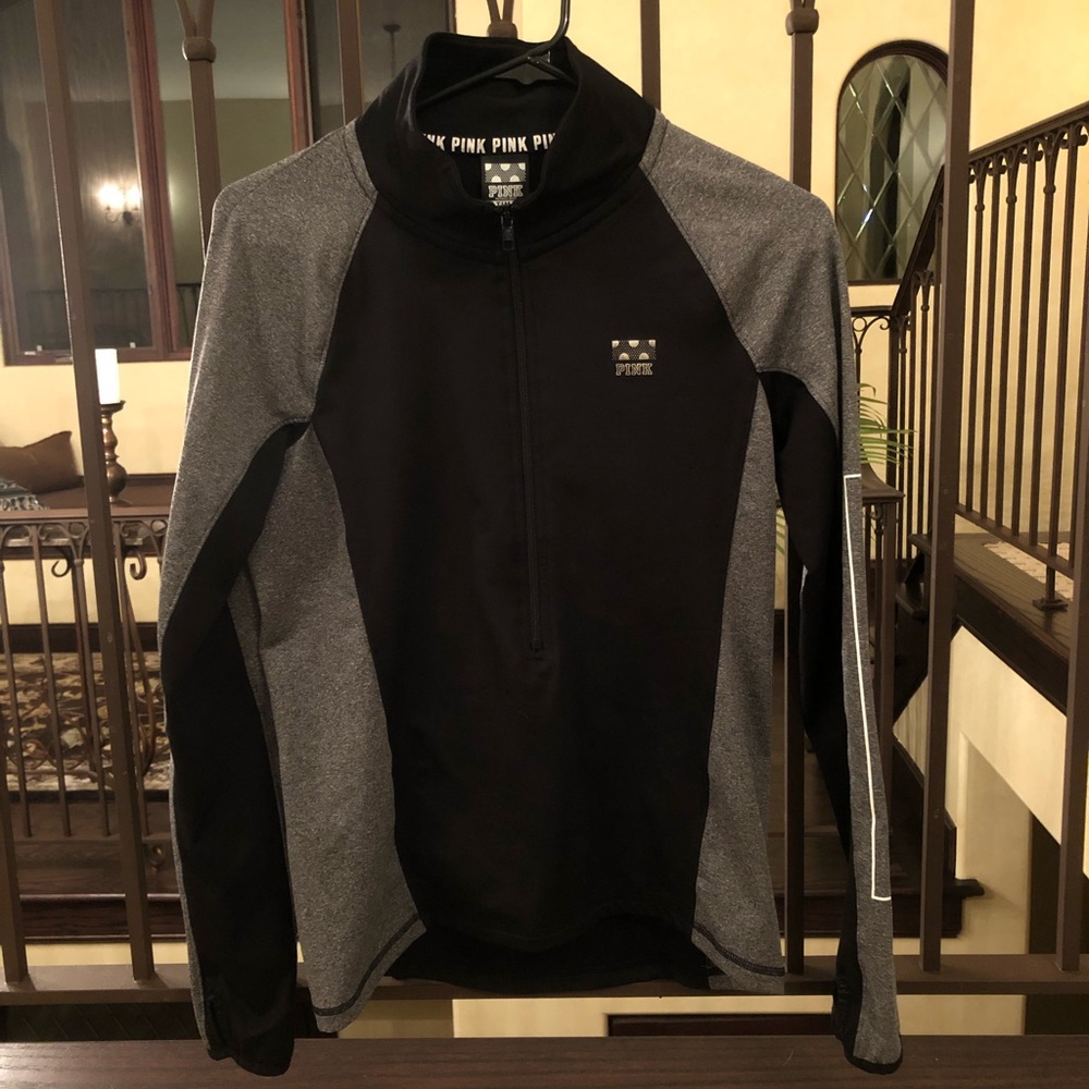 Pink 3/4 Zip Hoodie